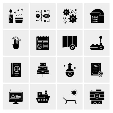 16 Evrensel Simge İş Vektörü