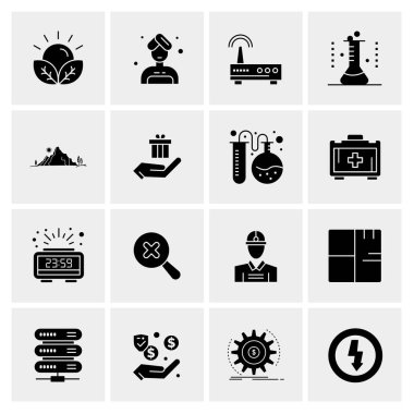 16 Evrensel Simge İş Vektörü