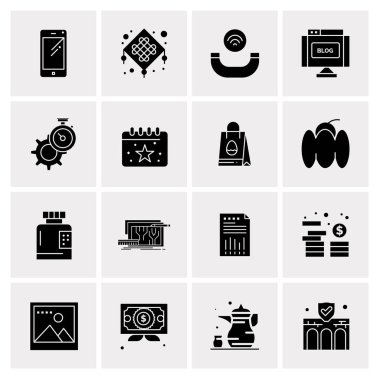 16 Evrensel Simge İş Vektörü