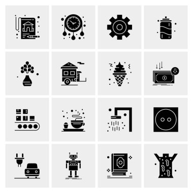 16 Evrensel Simge İş Vektörü