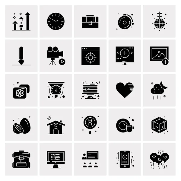 Conjunto Iconos Creativos Universales Simplemente Vector Ilustraciones Para Aplicaciones Web — Archivo Imágenes Vectoriales