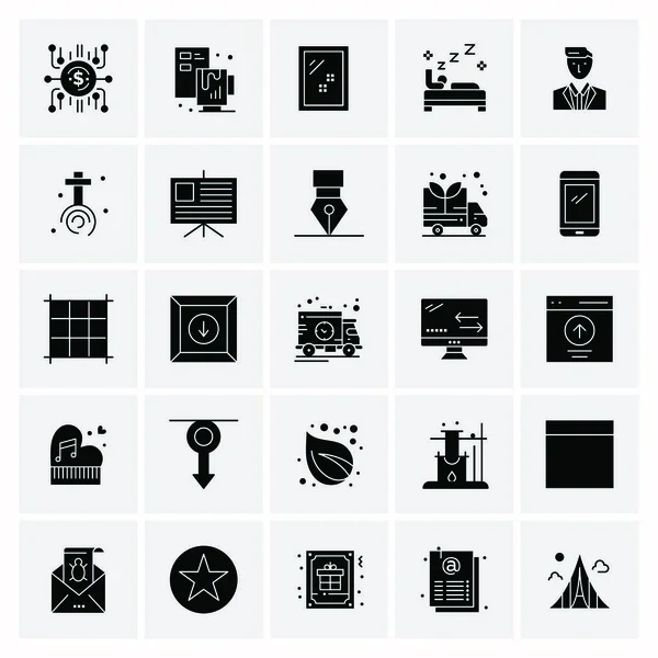 Set of 16 Universal Icons Business Vector — 스톡 벡터