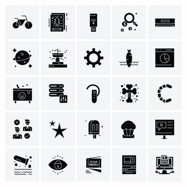 Ensemble Icônes Créatives Universelles Simplement Vectorielles Illustrations Pour Applications Projets — Image vectorielle