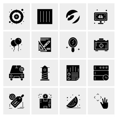 16 Evrensel Simge İş Vektörü