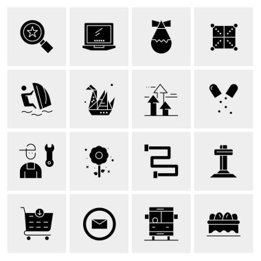 16 Evrensel Simge İş Vektörü