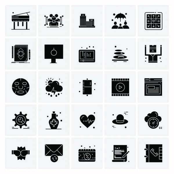 Ensemble Icônes Créatives Universelles Simplement Vectorielles Illustrations Pour Applications Projets — Image vectorielle