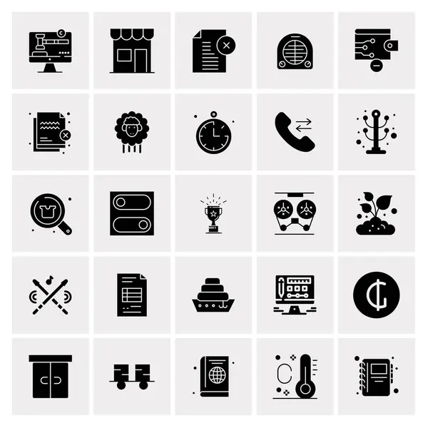 Conjunto Iconos Creativos Universales Simplemente Vector Ilustraciones Para Aplicaciones Web — Vector de stock