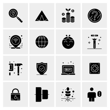 16 Evrensel Simge İş Vektörü