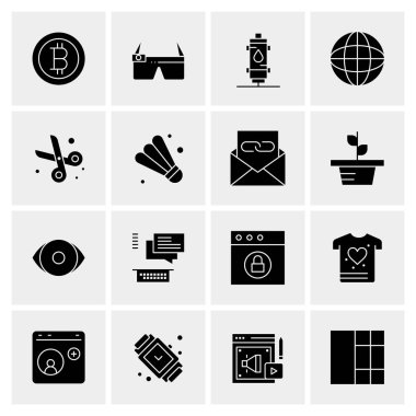 16 Evrensel Simge İş Vektörü