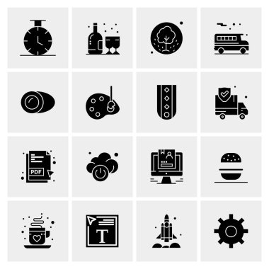 16 Evrensel Simge İş Vektörü