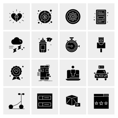 16 Evrensel Simge İş Vektörü