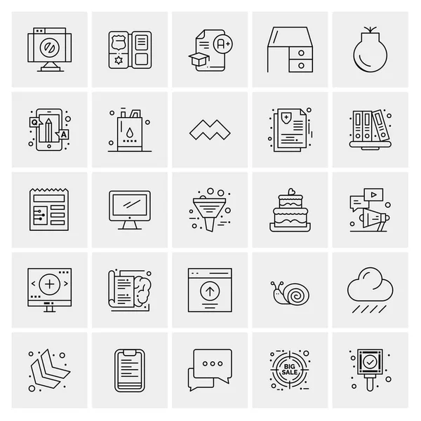 Set Universal Creative Icons Simply Vector Illustrations Web Mobile Apps — Stock Vector