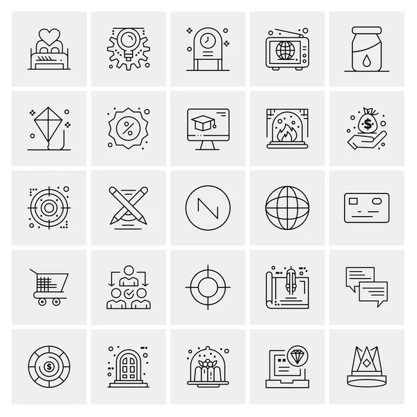 Set Universal Creative Icons Simply Vector Illustrations Web Mobile Apps — Stock Vector