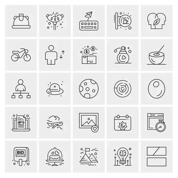 Conjunto Iconos Creativos Universales Simplemente Vector Ilustraciones Para Aplicaciones Web — Vector de stock