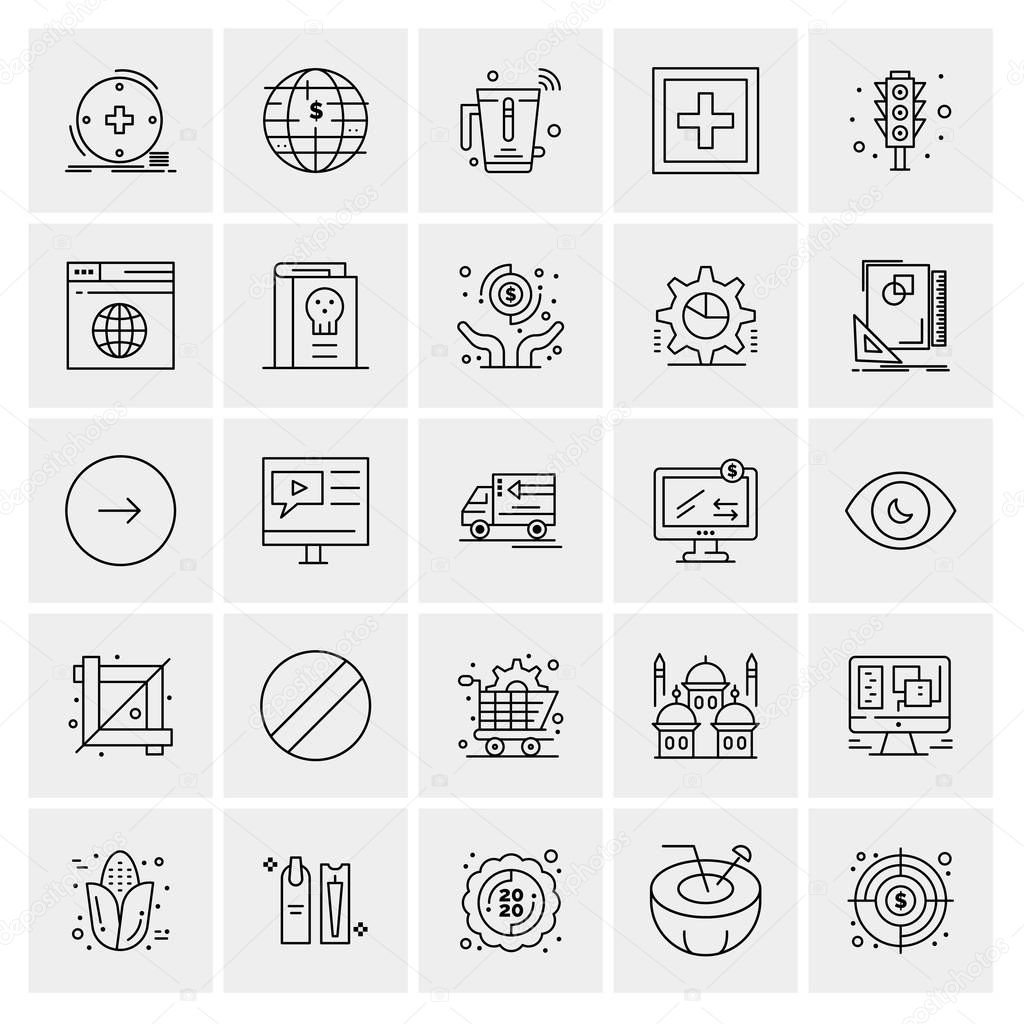 set of universal creative icons, simply vector Illustrations for web and mobile apps and projects 