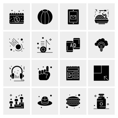 16 Evrensel Simge İş Vektörü