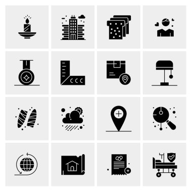 16 Evrensel Simge İş Vektörü