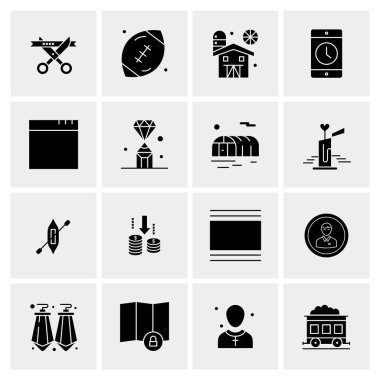 16 Evrensel Simge İş Vektörü