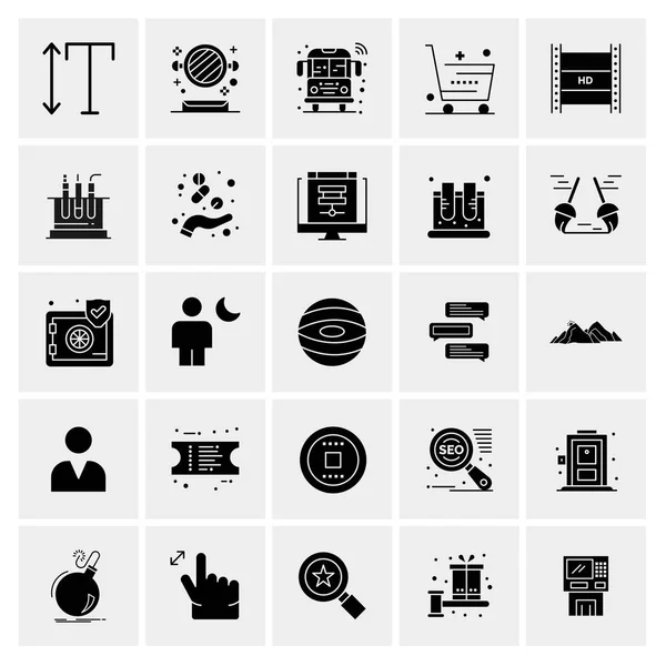 Σύνολο 25 Universal Business Icons Vector — Διανυσματικό Αρχείο