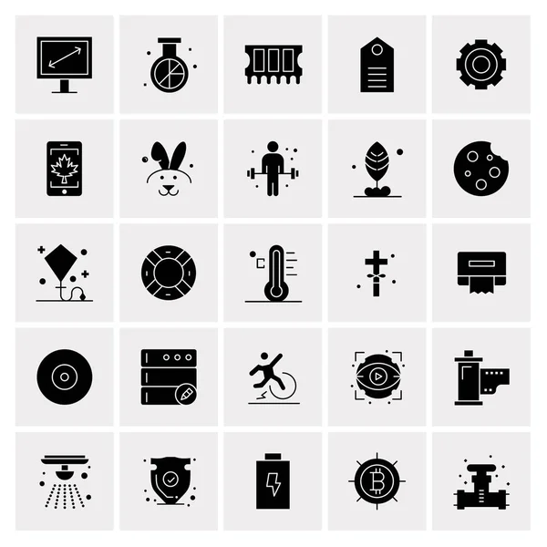 Conjunto Iconos Creativos Universales Simplemente Vector Ilustraciones Para Aplicaciones Web — Vector de stock