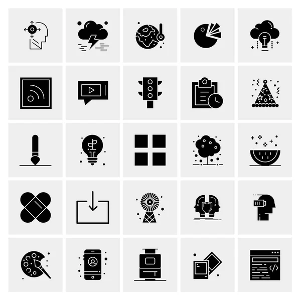 Ensemble Icônes Créatives Universelles Simplement Vectorielles Illustrations Pour Applications Projets — Image vectorielle