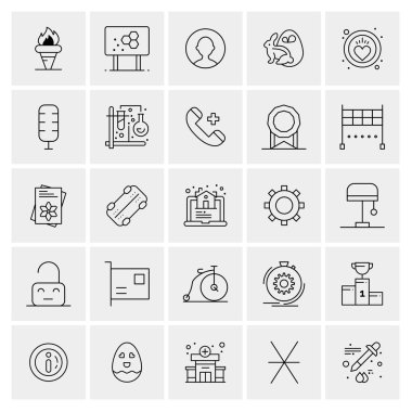 16 Evrensel Simge İş Vektörü