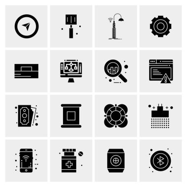 16 Evrensel Simge İş Vektörü