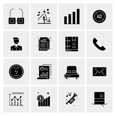 16 Evrensel Simge İş Vektörü