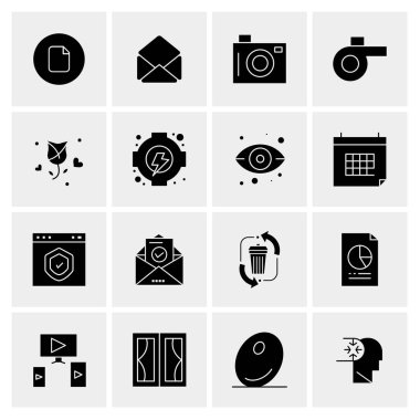 16 Evrensel Simge İş Vektörü