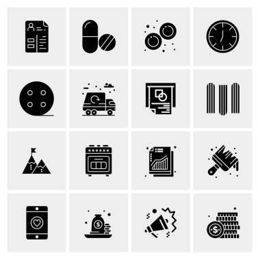 16 Evrensel Simge İş Vektörü