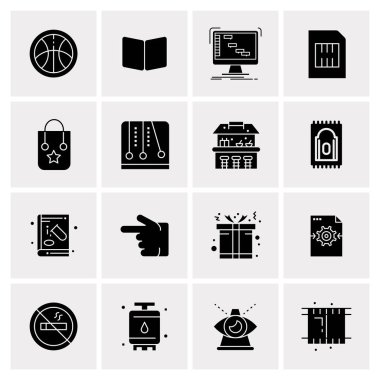 16 Evrensel Simge İş Vektörü