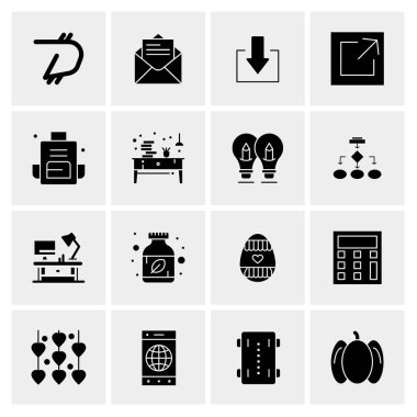 16 Evrensel Simge İş Vektörü