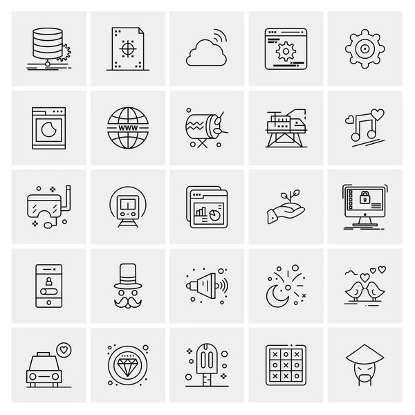 Set Universal Creative Icons Simply Vector Illustrations Web Mobile Apps — Stock Vector