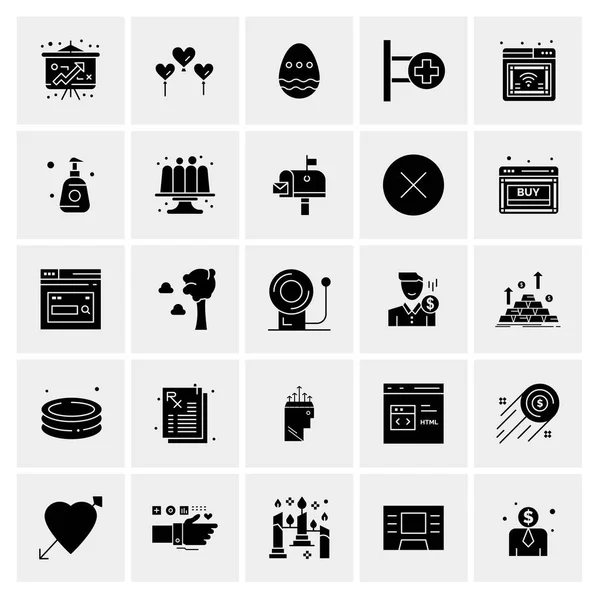 Conjunto Iconos Creativos Universales Simplemente Vector Ilustraciones Para Aplicaciones Web — Vector de stock