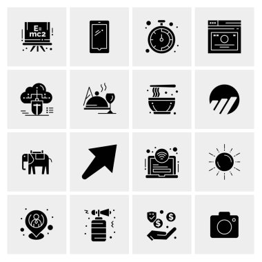 16 Evrensel Simge İş Vektörü