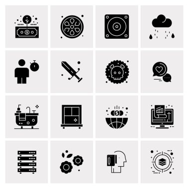 16 Evrensel Simge İş Vektörü