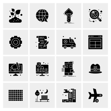 16 Evrensel Simge İş Vektörü