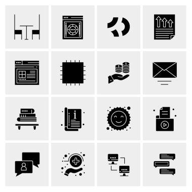 16 Evrensel Simge İş Vektörü