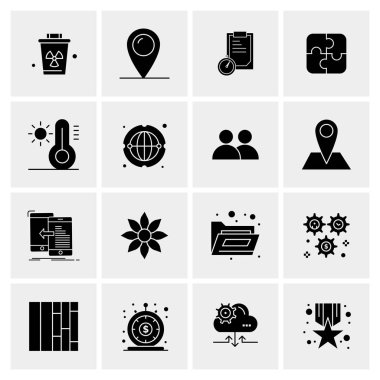 16 Evrensel Simge İş Vektörü