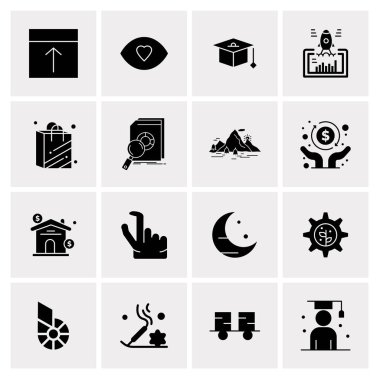 16 Evrensel Simge İş Vektörü