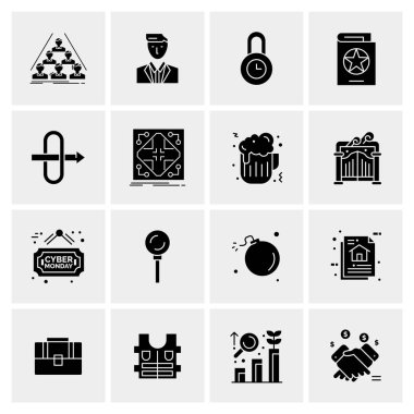 16 Evrensel Simge İş Vektörü