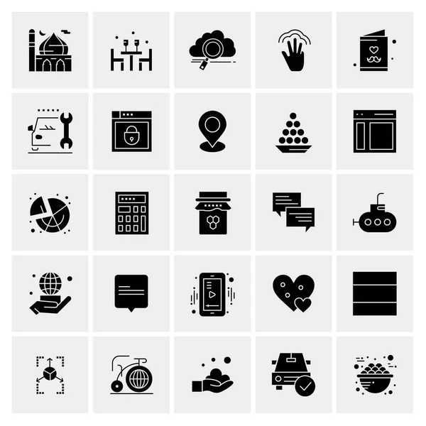 Conjunto Iconos Creativos Universales Simplemente Vector Ilustraciones Para Aplicaciones Web — Vector de stock