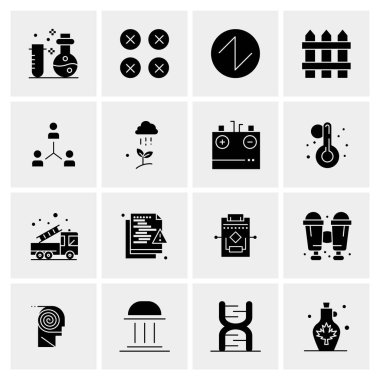 16 Evrensel Simge İş Vektörü