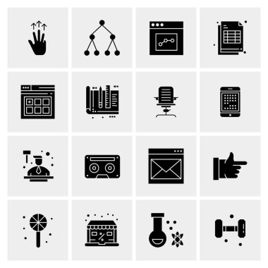 16 Evrensel Simge İş Vektörü