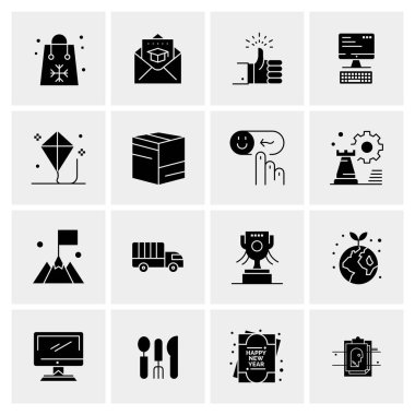 16 Evrensel Simge İş Vektörü