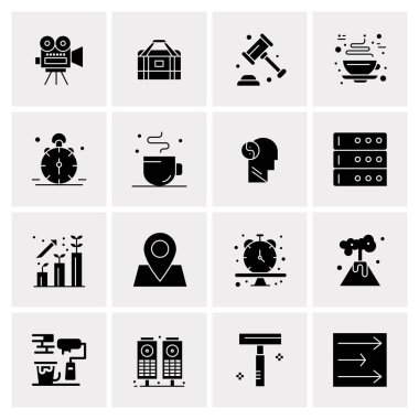 16 Evrensel Simge İş Vektörü