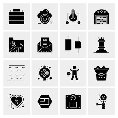 16 Evrensel Simge İş Vektörü