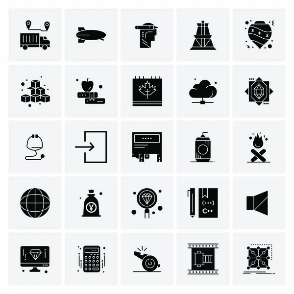 Set van 25 Universele Business Iconen Vector — Stockvector