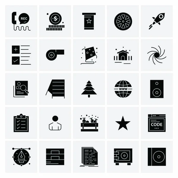 Set of 16 Universal Icons Business Vector — Stock Vector