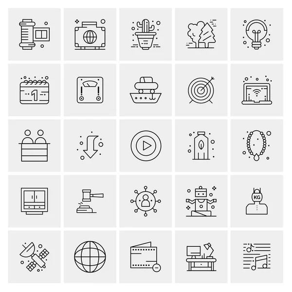 Conjunto Iconos Creativos Universales Simplemente Vector Ilustraciones Para Aplicaciones Web — Vector de stock